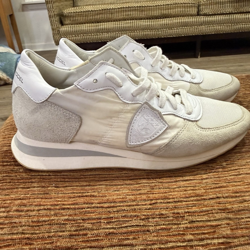 Philippe Model Trpx Basic- White Tropez 37 Women's US 7 **see Description $325